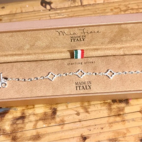 Mia Fiore Sterling Silver Clover Bracelet Beauty! Perfect gift!🎁 - Picture 4 of 4